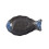 Blue Food Grade Ceramic Decorative Serving Platter Smooth Surface 5