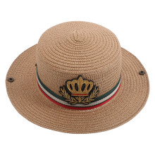 Toddler Hat Summer Kids Straw Hat Khaki 1pcs