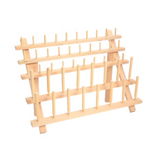 Diy Wooden Bobbin Thread Rack for Sewing Quilting Craft
