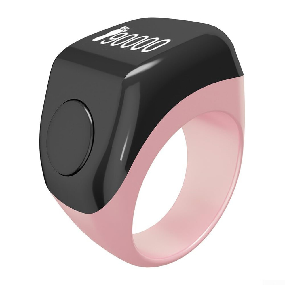Tasbih Counter Digital Tasbeeh Finger Ring Counter Smart Ring For Muslim Prayer Pink 9393856982486