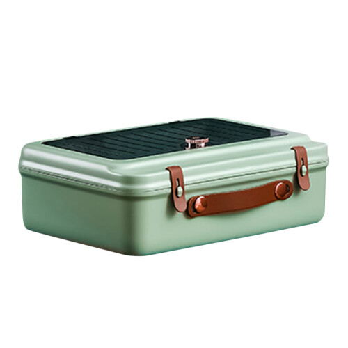 Passport Storage Document Organizer Bag Green Canvas 1set