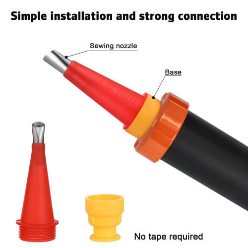 Caulking Nozzle Applicator Finishing Tool Assorted Color 24pcs 2