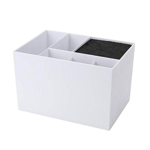 Hair Tools Organiser Scissors Holder Stand White 1pcs