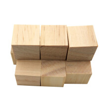 10pcs 30mm natural pine blocks square wooden pieces for diy art crafts