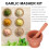 Garlic Masher Set Garlic Mortar Set Plastic 2sets 4