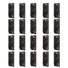 50Pcs Heat Resistant Black Take Out Boxes for Sushi and Food Packing