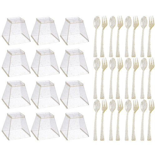1 Set Dessert Spook Party Serving Golden