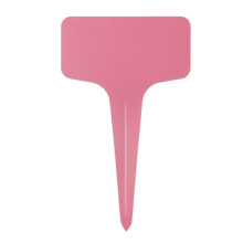 100Pcs PVC Pink Plant Tags Reusable Garden Markers Easy to