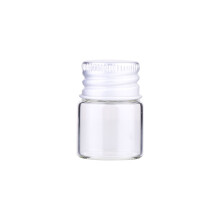 25Pcs Transparent Glass Tubes Durable Clear Bottles for DIY Wishes