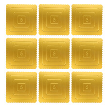 10 Pcs Baking Accessories Square Tray Decorative Cake Board Rectangle