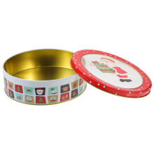 Christmas Cookie Box Of Biscuits Man Container Candy Tins With Lids