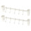 2pcs cabinet towel rack for kitchen door, over cupboard hook holder 3