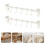 2pcs cabinet towel rack for kitchen door, over cupboard hook holder 6