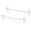 2pcs cabinet towel rack for kitchen door, over cupboard hook holder 8