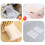 10Pcs White Soap Mesh Pouch Durable Drawstring Body Cleaning Bag 2