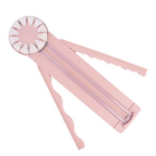 Trimmer 12-In-1 Functionality Pink For Crafts Multi-Function Trimming Tool