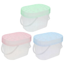 3pcs Hamster Cage Plastic Small Pets Carrier