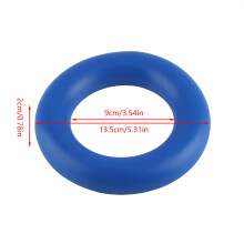 Blauer Gummiwirbel-Organizer, Durchmesser 13,5 cm, Flexibler Stauraum