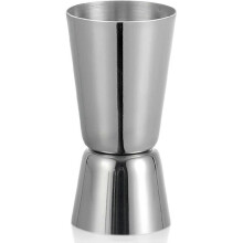 Measure 25ml 50ml, Stainless Steel Double Jigger, Alcohol Gin Jigger Craft Dual Drinks Measuring Cup