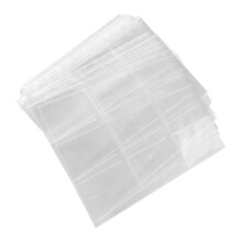 Photo Album Page Refills 50pcs Photo Sleeves Blinder Sleeves Card Protection 1-Inch Organized
