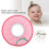 Kinder Badekappe - Rosa Elastische Wasserdichte Shampoo-Mütze für Babys 8