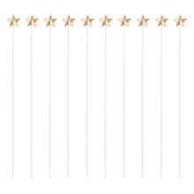 50Pcs Golden Eva Star Cake Decorations Birthday Party Cake Toppers