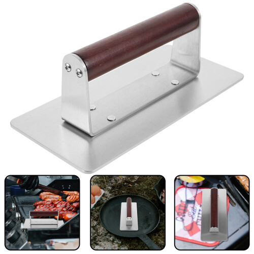 Fast Restaurant Burger Press Tool Stainless Steel 1pack 2