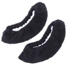 2 paar elastische Plüsch-Schlittschuhüberzieher, wasserabsorbierend