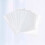 100Pcs Clear Sheet Protectors 11 Hole for Binder Files 10