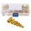 Brass Tone Thread Inserts Set 50Pcs Self Tapping Slotted Repair Tool Easy Use 13