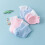 4 paar babysocken baumwollhandschuhe anti-scratch pink 7
