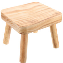 Wood Stool Changing Shoe Stool Household Footstool Step Stool
