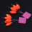 2 leuchtende treibende angelbobber -sortiment (orange) 8