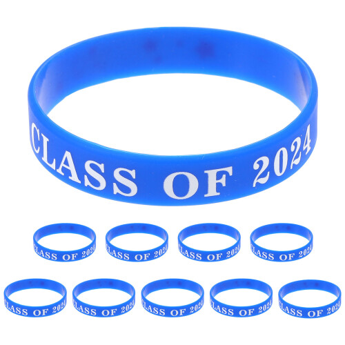 10 silikon armband für abschlussfeier tragbar