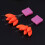 2 leuchtende treibende angelbobber -sortiment (orange) 6