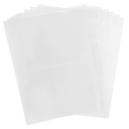 5 seitenhüllen a5 aus kunststoff für scrapbooking 1