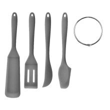 1 set silikon-spatel für babykost, teig & erdnussbutter