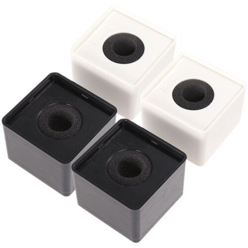 4Pcs Creative ABS Microphone Station Logo Flags for Professional Use 2