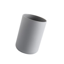 5Pcs Simple Grey Toothbrush Tumblers Bathroom Mouthwash Cups