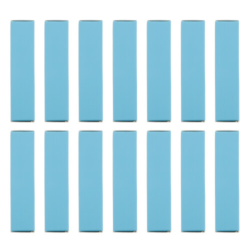 50Pcs Durable Kraft Paper Lip Balm Wrapping Boxes Sky-Blue