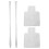 2pcs Hand Makeup Mixing Makeup Cosmetic Plates With 2pcs Spatulas 3