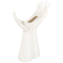 Ceramic Hand Vase Modern Art Hand Shape For Wedding Decor