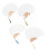 4 stuks papieren handvleugels DIY 6