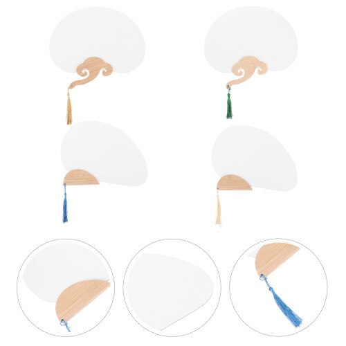4 stuks papieren handvleugels DIY 2
