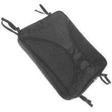 bolsa acolchoada para partituras e violino com expansão externa preta