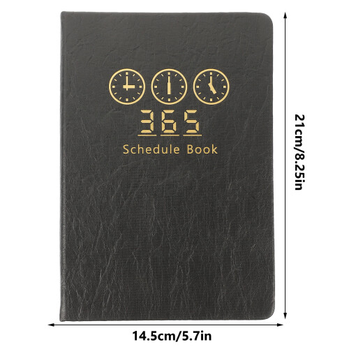 1Compacte Planner Notepad Zwart Met Duidelijke to-Do Lijsten 2