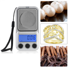 Hochpräzises 600g Digital Taschenwaage mit LCD für Schmuck- und Goldmessung