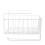 White Under Cabinet Hanging Rack Iron Basket for Kitchen Storage 4
