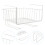 White Under Cabinet Hanging Rack Iron Basket for Kitchen Storage 7
