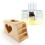 rabbit holz-futter-heuraufe mit doppeltem gitter, multifunktional 11